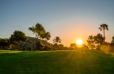 Golfplatz Capdepera am Abend